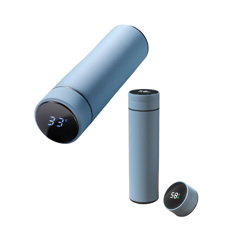 Smart Thermos Bottle with LED Temperature Display (500ml) – Vacuum Insulated Stainless Steel Flask