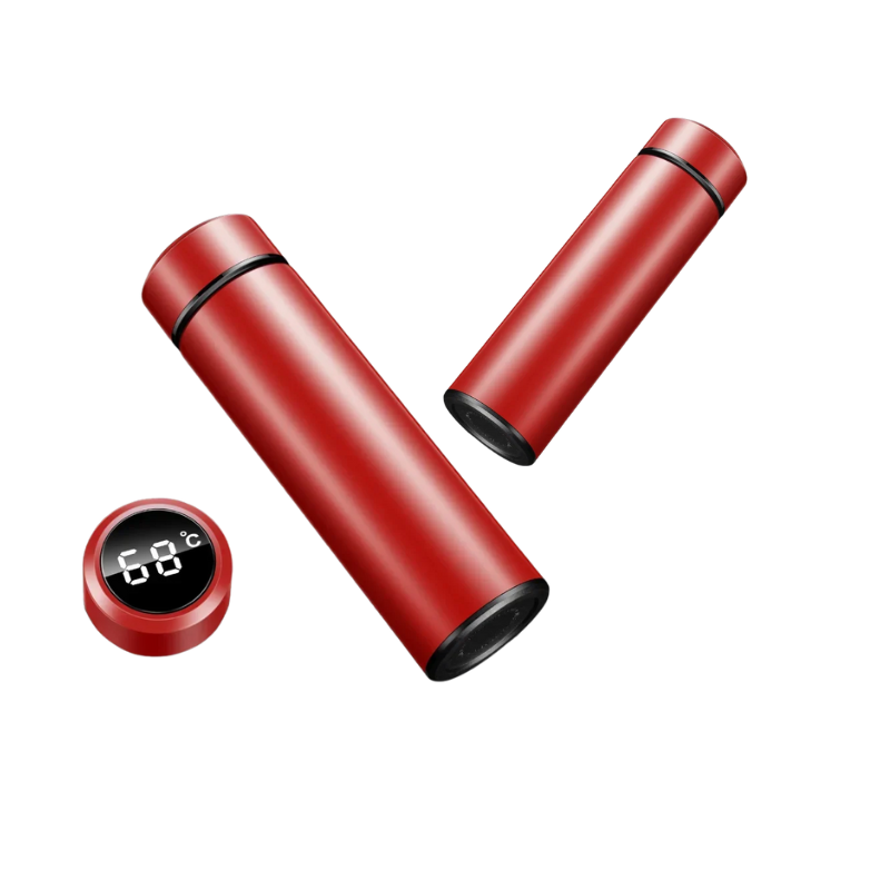 Smart Thermos Bottle with LED Temperature Display (500ml) – Vacuum Insulated Stainless Steel Flask