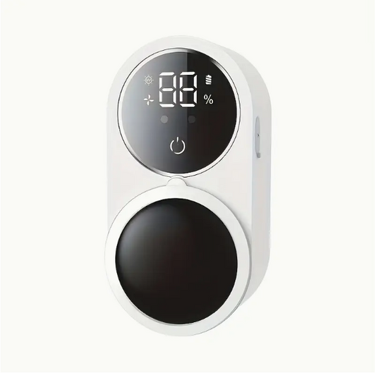 Smart UV Toothbrush Sterilizer – Wall-Mount Toothbrush Holder with Digital Display, USB Charging, Dual Support, Automatic Sterilization & Photocatalytic Design